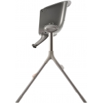 Beaba Up & Down 改良版可調節高腳餐椅 (礦物灰/六種高度/五點安全帶)